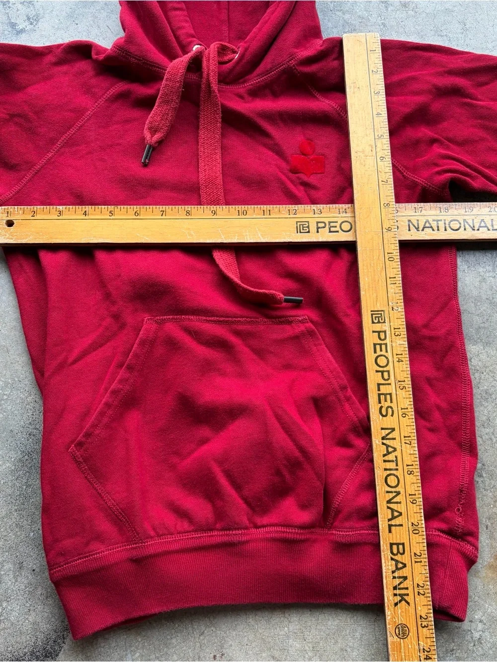 Isabel Marant Etoile Red Knit Hoodie - Picture 7 of 8